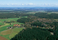 Königsfeld aus der Vogelperspektive