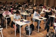Schüler bei einem Wettbewerb