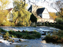 Die Steinmühle: stadtnah und gleichzeitig idyllisch an der Lahn gelegen
